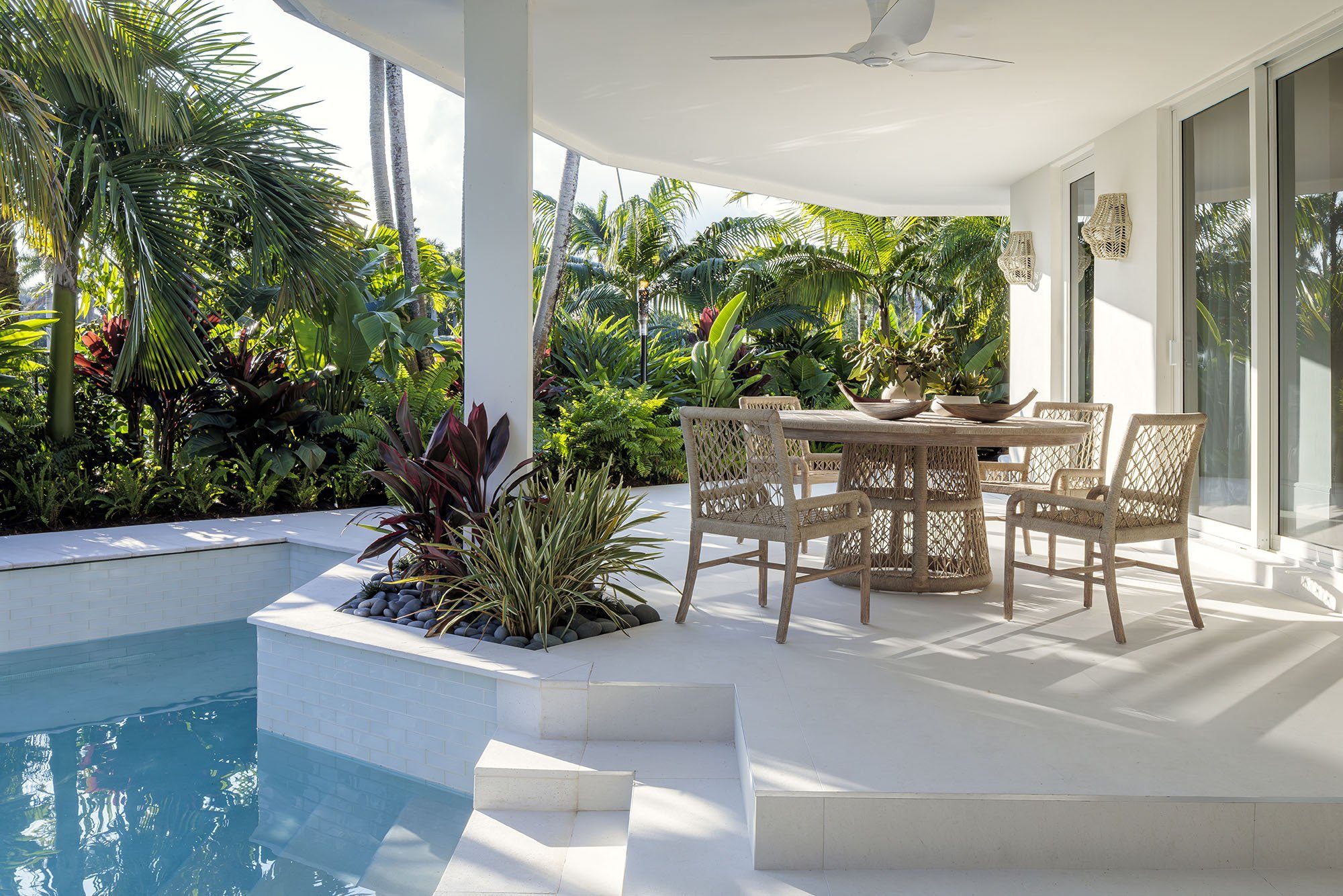 Contemporary Garden House, Boca Raton, luxury interior by CasaRio Design